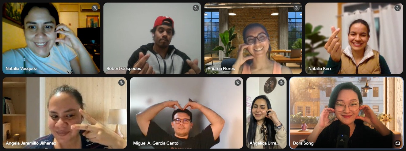 Clase en vivo en grupo