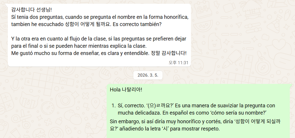 Preguntas respondidas por chat